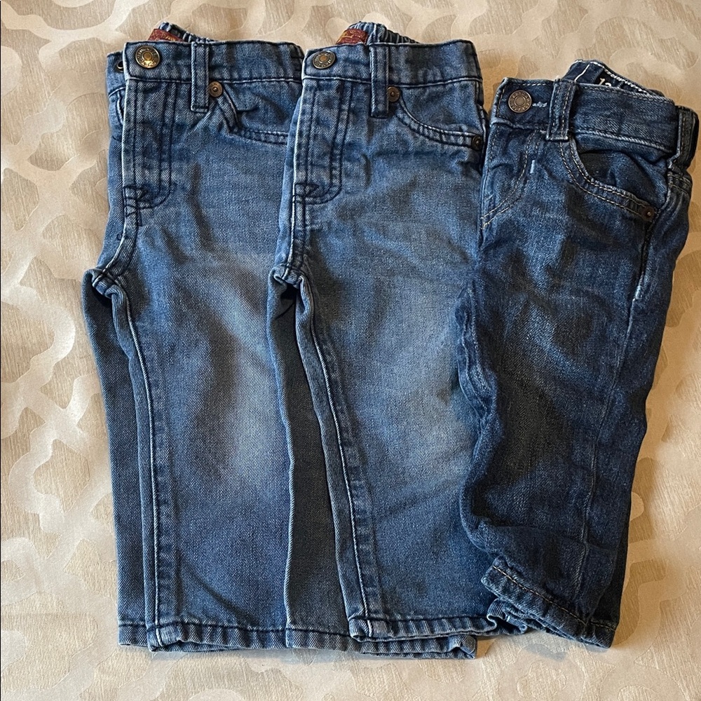 12 Mos Sevens Blue Denim Jeans for Kids